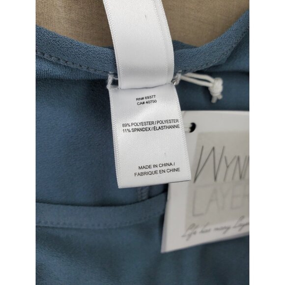 Rare Exclusive Wynne Layers 3XL Plus Sized 2 Pocket 1/4 Sleeve Poly/Spandex Top - Picture 12 of 12